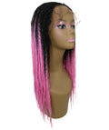 Nikkita Dark Pink Twist Box Braids wig