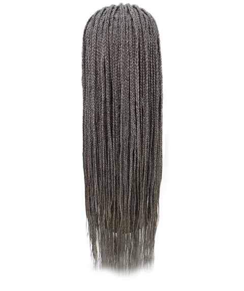 Kristi Grey Synthetic Braided wig