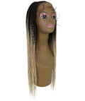 Kristi Black Blonde Synthetic Braided wig