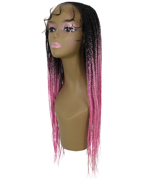Kristi Dark Pink Synthetic Braided wig