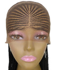 Sukie Black Cornrow braided wigs
