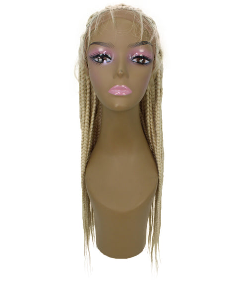 Logan Light Blonde Cornrow Braided Wig