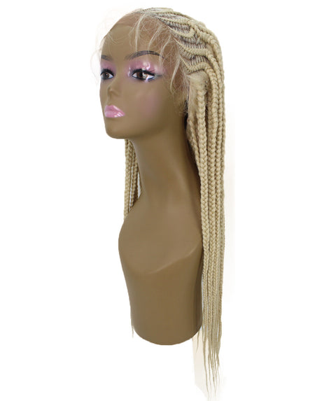 Logan Light Blonde Cornrow Braided Wig