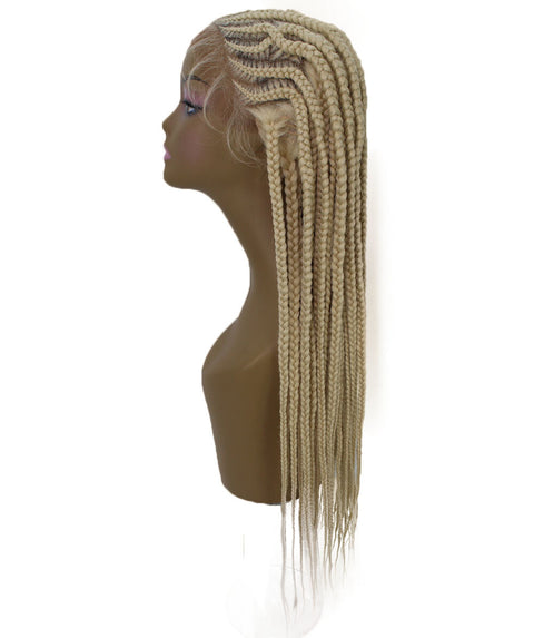 Logan Light Blonde Cornrow Braided Wig