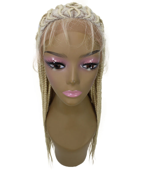 Logan Light Blonde Cornrow Braided Wig