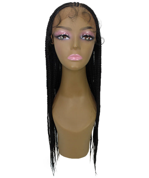 Viola Black Lace Braided Wig