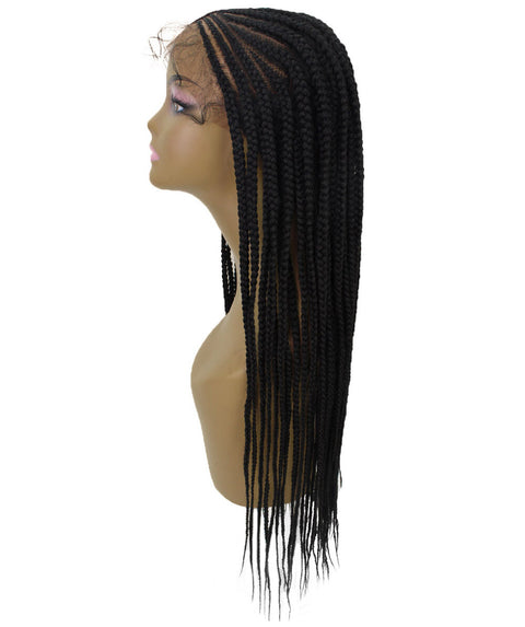 Viola Black Lace Braided Wig