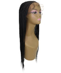 Viola Black Lace Braided Wig