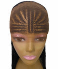 Viola Black Lace Braided Wig
