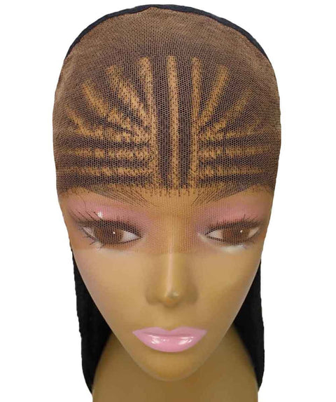 Viola Natural Black Lace Braided Wig