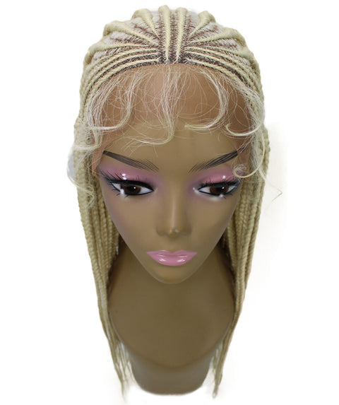 Viola Light Blonde Lace Braided Wig