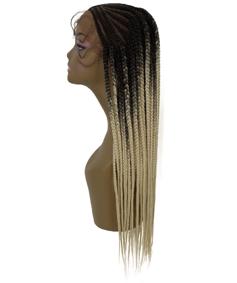 Viola Blonde Ombre Lace Braided Wig