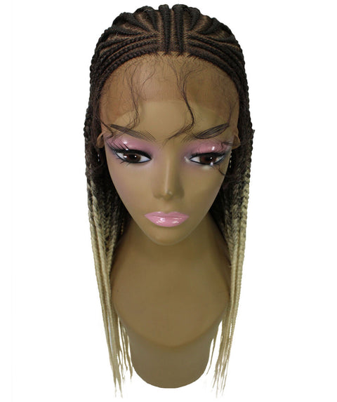 Viola Blonde Ombre Lace Braided Wig