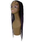 Viola Violet and Lilac Lace Braided Wig