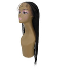 Estelita Black Cornrow Box Braided Wig