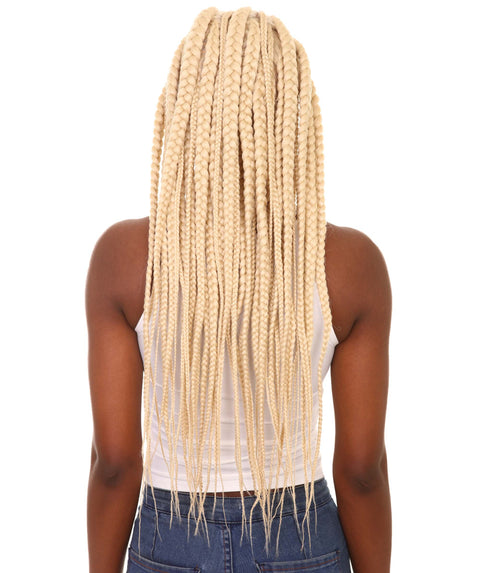 Estelita Light Blonde Cornrow Box Braided Wig
