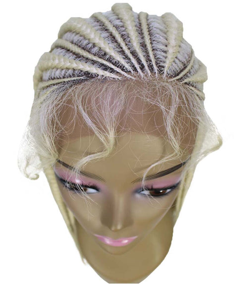 Estelita Light Blonde Cornrow Box Braided Wig