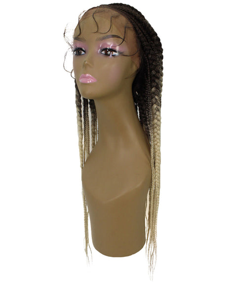 Estelita Blonde Ombre Cornrow Box Braided Wig