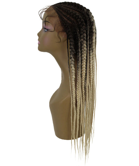 Estelita Blonde Ombre Cornrow Box Braided Wig