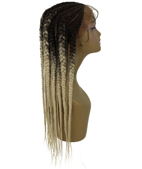 Estelita Blonde Ombre Cornrow Box Braided Wig