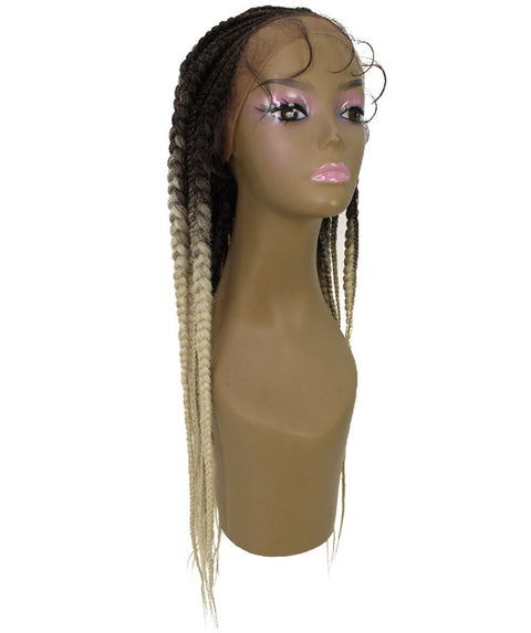 Estelita Blonde Ombre Cornrow Box Braided Wig