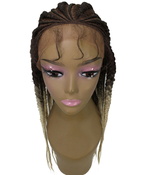 Estelita Blonde Ombre Cornrow Box Braided Wig