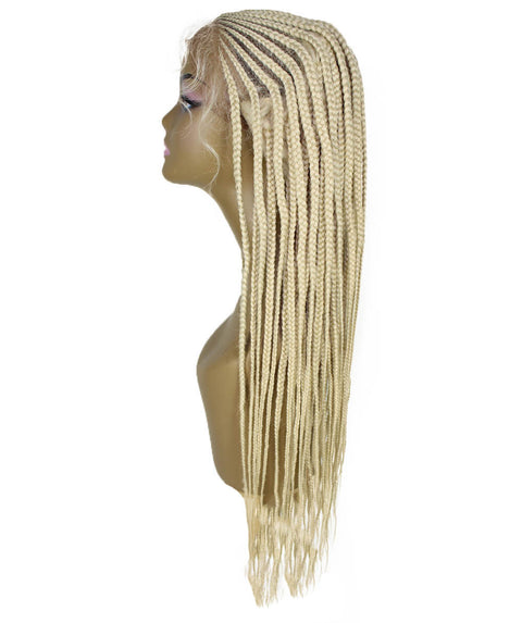 Malika Light Blonde Cornrow Braided Wig