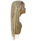 Malika Light Blonde Cornrow Braided Wig