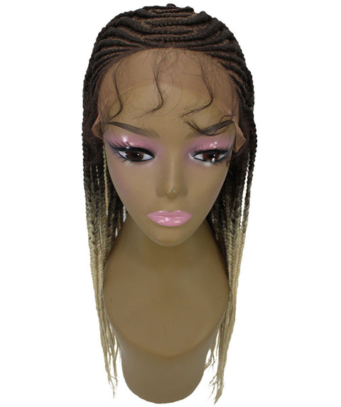 Malika Blonde Ombre Cornrow Braided Wig