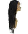 Shanelle Black Micro Cornrow Braided Wig