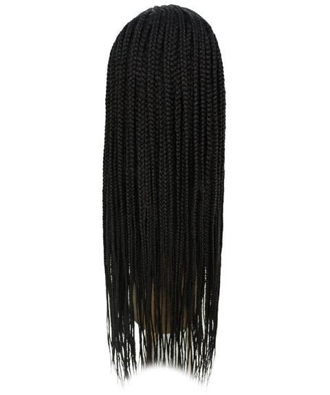 Shanelle Natural Black Micro Cornrow Braided Wig