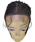 Shanelle Natural Black Micro Cornrow Braided Wig