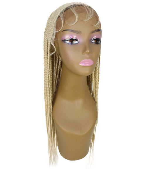 Shanelle Light Blonde Micro Cornrow Braided Wig