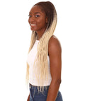 Shanelle Blonde Ombre Micro Cornrow Braided Wig