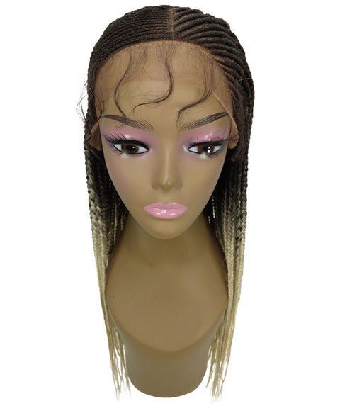 Shanelle Blonde Ombre Micro Cornrow Braided Wig