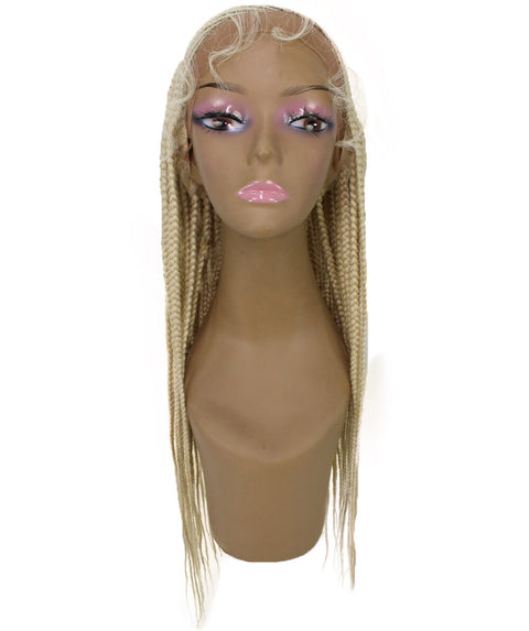 Aina Light Blonde Cornrow Swiss Braided Wig 