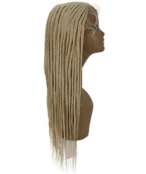 Aina Light Blonde Cornrow Swiss Braided Wig 