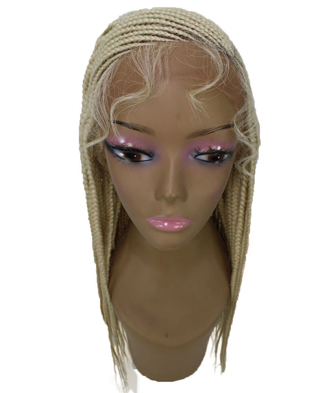 Aina Light Blonde Cornrow Swiss Braided Wig 