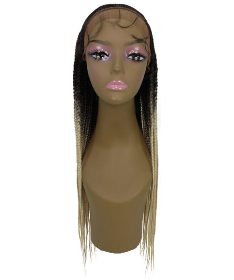 Aina Blonde Ombre Cornrow Swiss Braided Wig 
