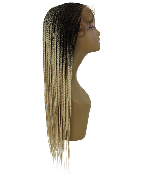 Aina Blonde Ombre Cornrow Swiss Braided Wig 