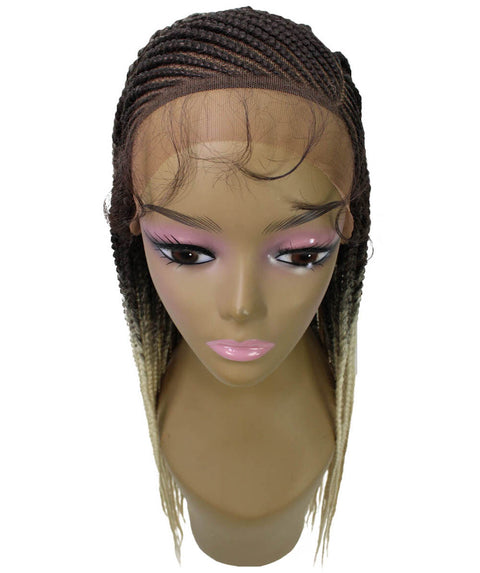 Aina Blonde Ombre Cornrow Swiss Braided Wig 