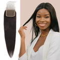 best natural black straight single virgin remy brazilian human hair closure 4x4 frontal hd lace baby hairs weaving crochet 8" 10" 12" 14" 16" 18" 20" 22" inch length