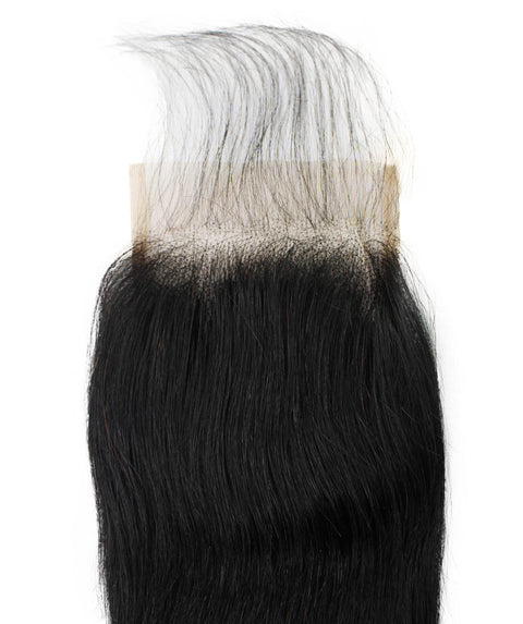 Black Human hair closure