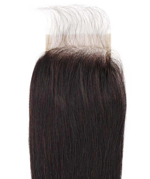 best natural black straight single virgin remy brazilian human hair closure 4x4 frontal hd lace baby hairs weaving crochet 8" 10" 12" 14" 16" 18" 20" 22" inch length