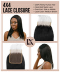 Black Human hair closure