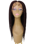 Uyai Dark Brown HD Lace Braided Braided wig