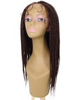 Uyai Dark Auburn HD Lace Braided wig