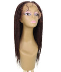 Uyai Dark Auburn HD Lace Braided wig