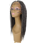Uyai Charcoal Grey HD Lace Braided wig