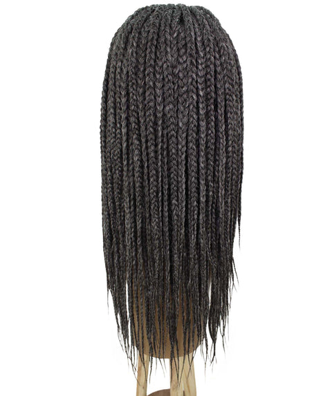 Uyai Charcoal Grey HD Lace Braided wig
